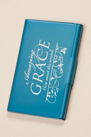 656200090435 Amazing Grace Business Card Holder