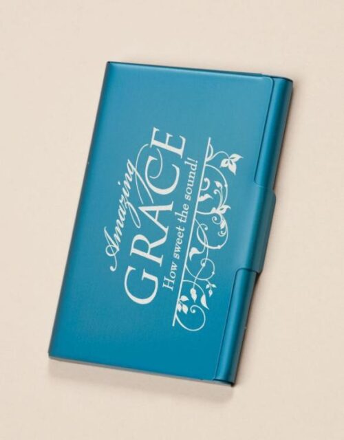 656200090435 Amazing Grace Business Card Holder