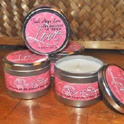 870595002099 Rose Of Sharon Scripture Tin Candle