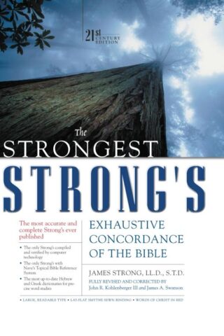 9780310233435 Strongest Strongs Exhaustive Concordance Of The Bible (Revised)