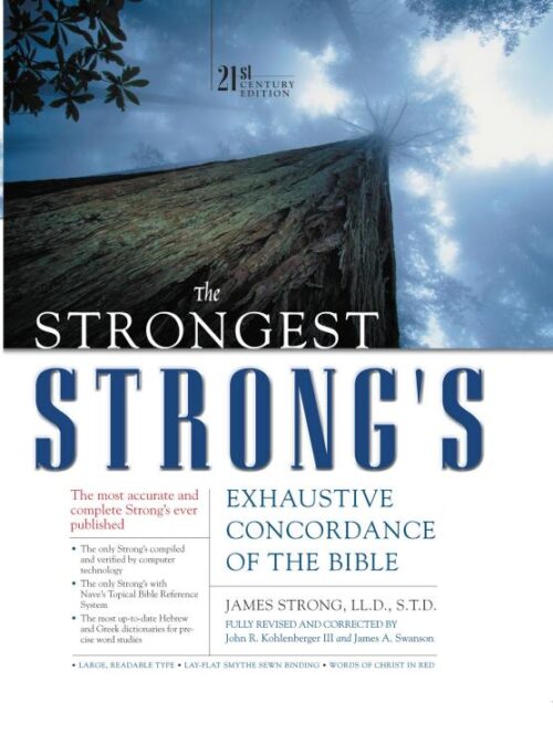 9780310233435 Strongest Strongs Exhaustive Concordance Of The Bible (Revised)